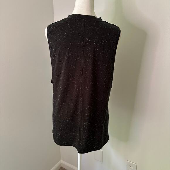 Lululemon black speckle print sleeveless tank top - Picture 4 of 9
